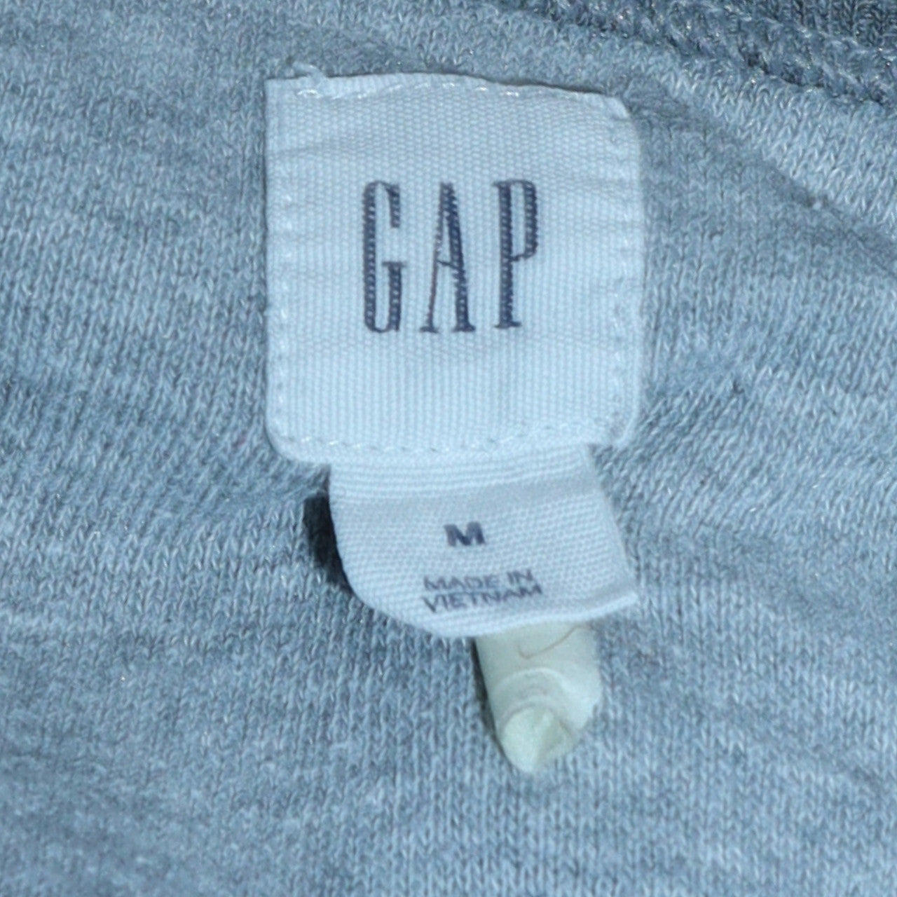 GAP Women Grey Logo Crew Neck Pullover Sweatshirt Size M
