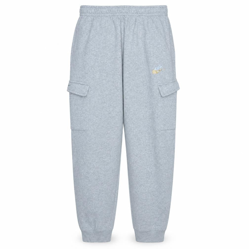 Nike Men Grey Fleece Jogger Trousers M Regular Fit Activewear