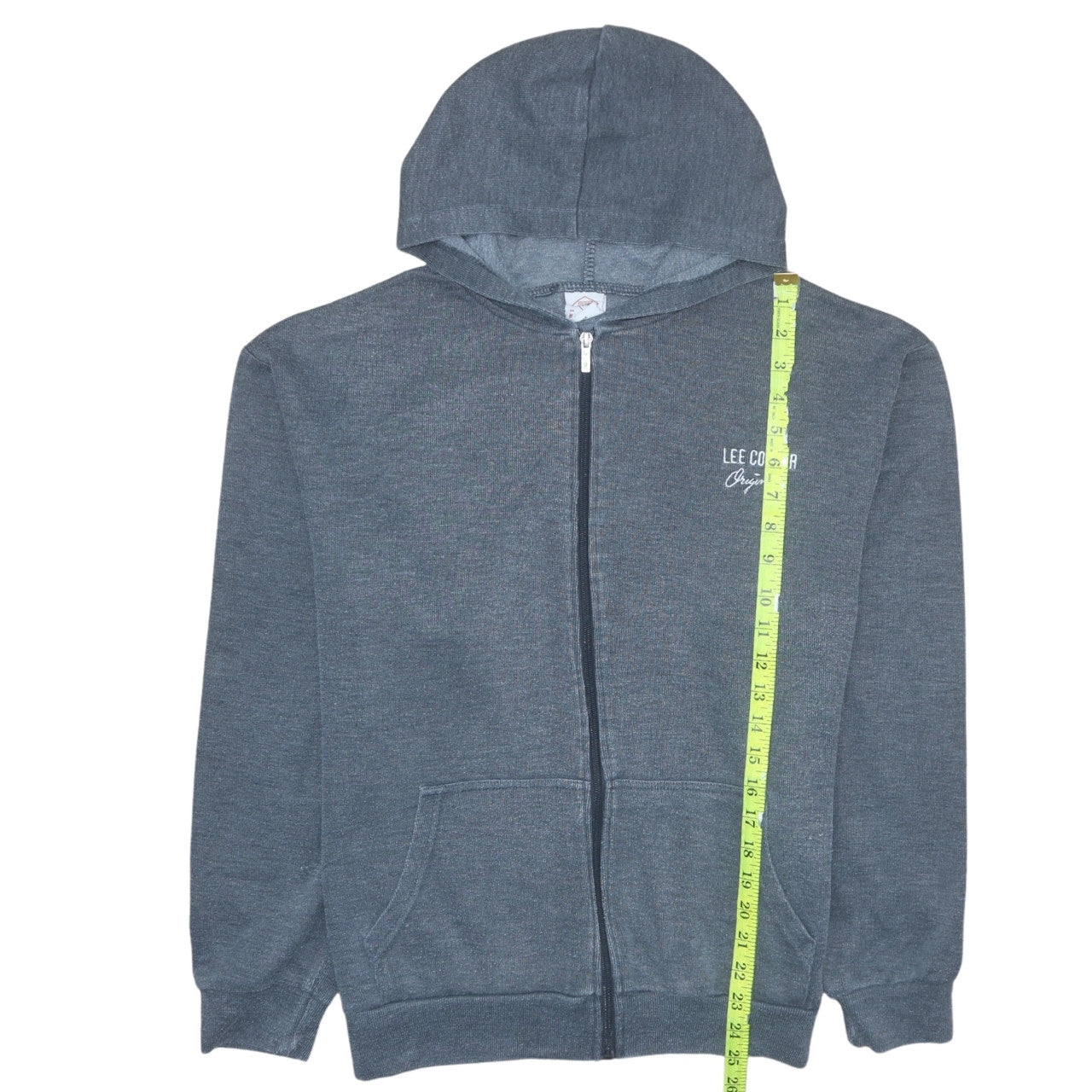 Lee Cooper Men's Blue Full Zip Hoodie Size M Regular Fit