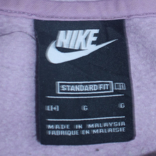 Nike Womens Purple Pullover Hoodie Standard Fit Size L Casual