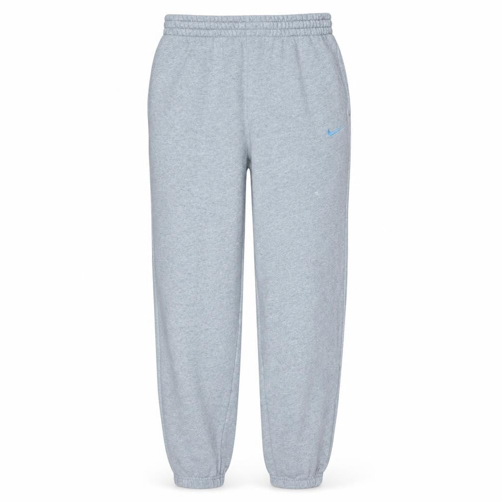 Nike Men's Grey Small Fleece Sweatpants Joggers Tapered Fit