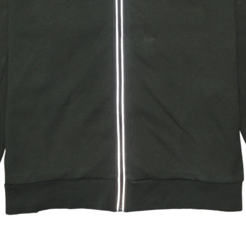 Adidas Men’s Green Full Zip Hoodie XL Sports Fleece Sweatshirt