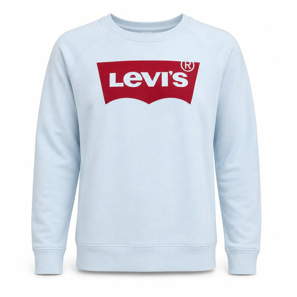 Levi's Men's White Logo Pullover Sweatshirt Size S Regular Fit