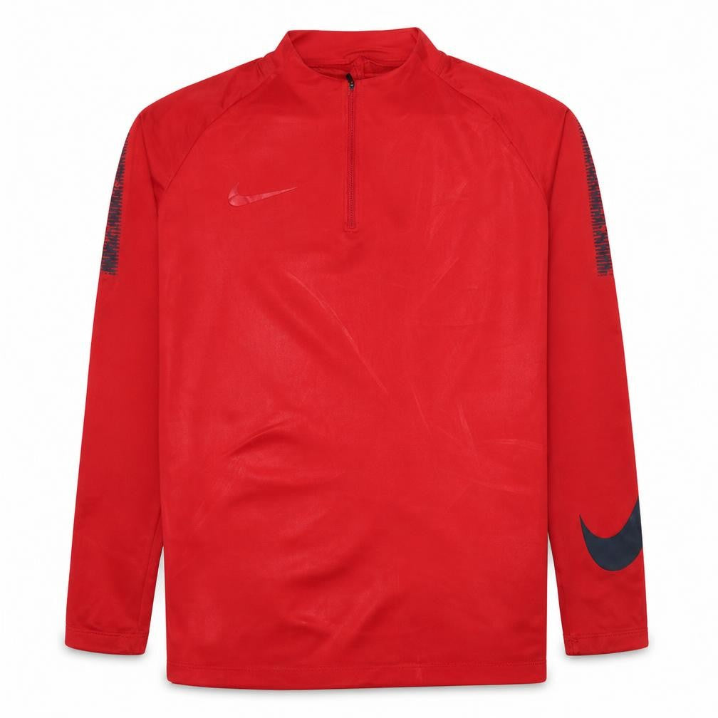 Nike Men's Red Dri-Fit 1/4 Zip Athletic Sweatshirt Size L
