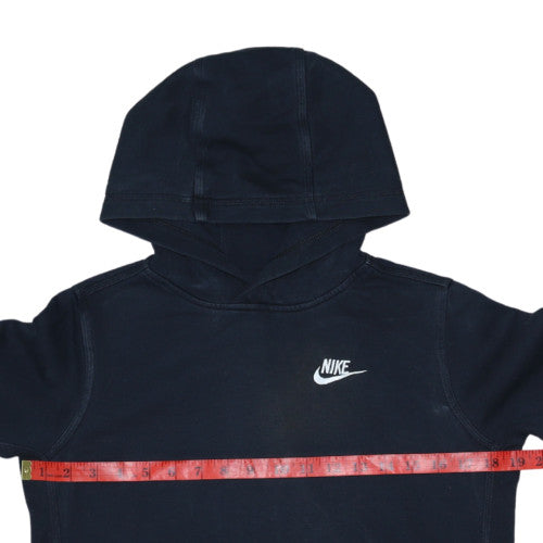 Nike Boys Black Pullover Hoodie L (147-158cm) Fleece Sweatshirt