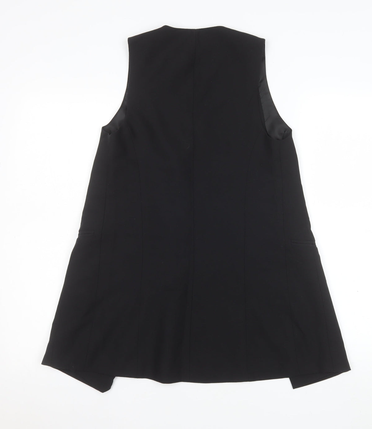 New Look Women's Black Sleeveless Suit Waistcoat UK 6 Polyester Blend