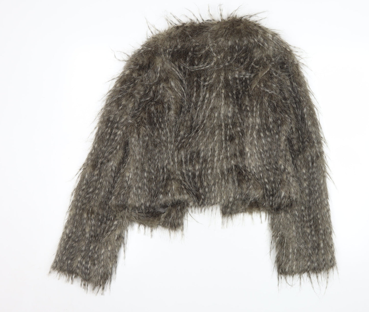 New Look Generation 915 Teens Brown Faux Fur Cropped Jacket Age 14-15
