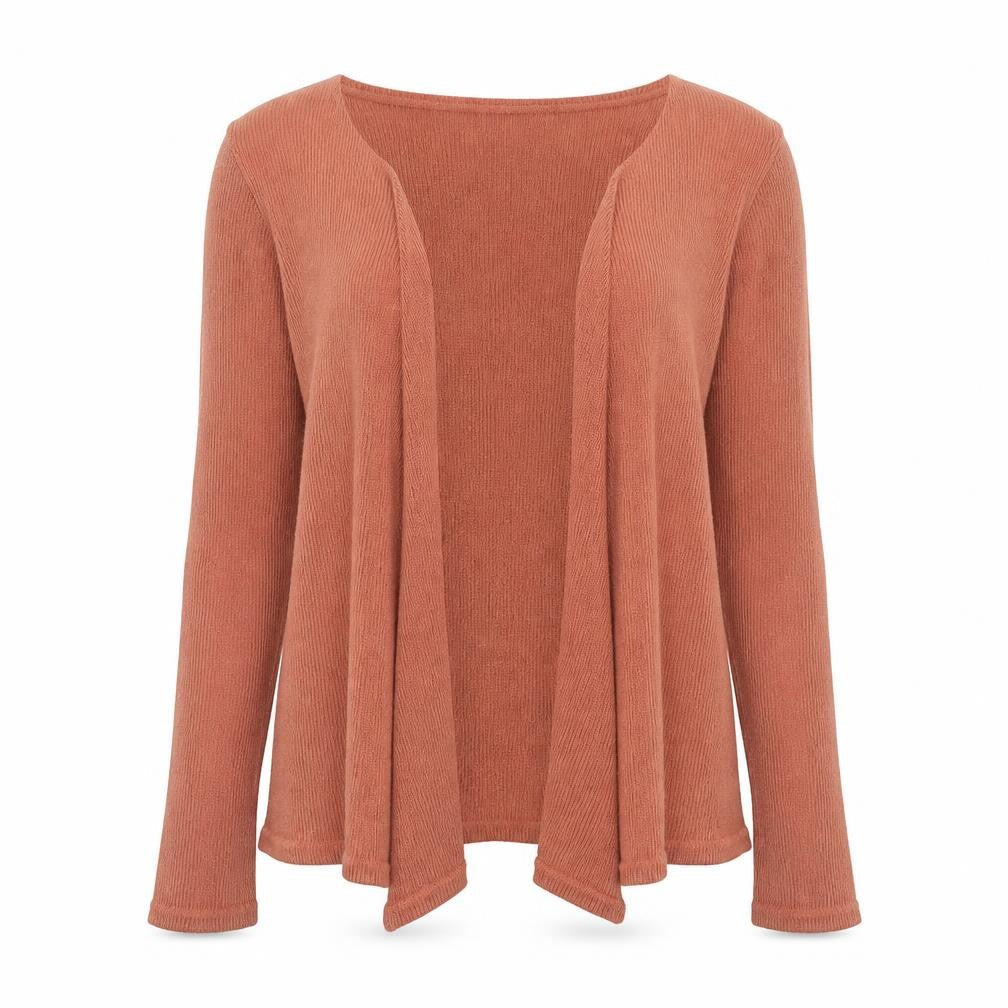H&M Women’s Brown Knit Open Cardigan Size S
