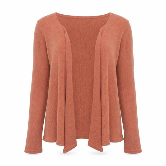 H&M Women’s Brown Knit Open Cardigan Size S
