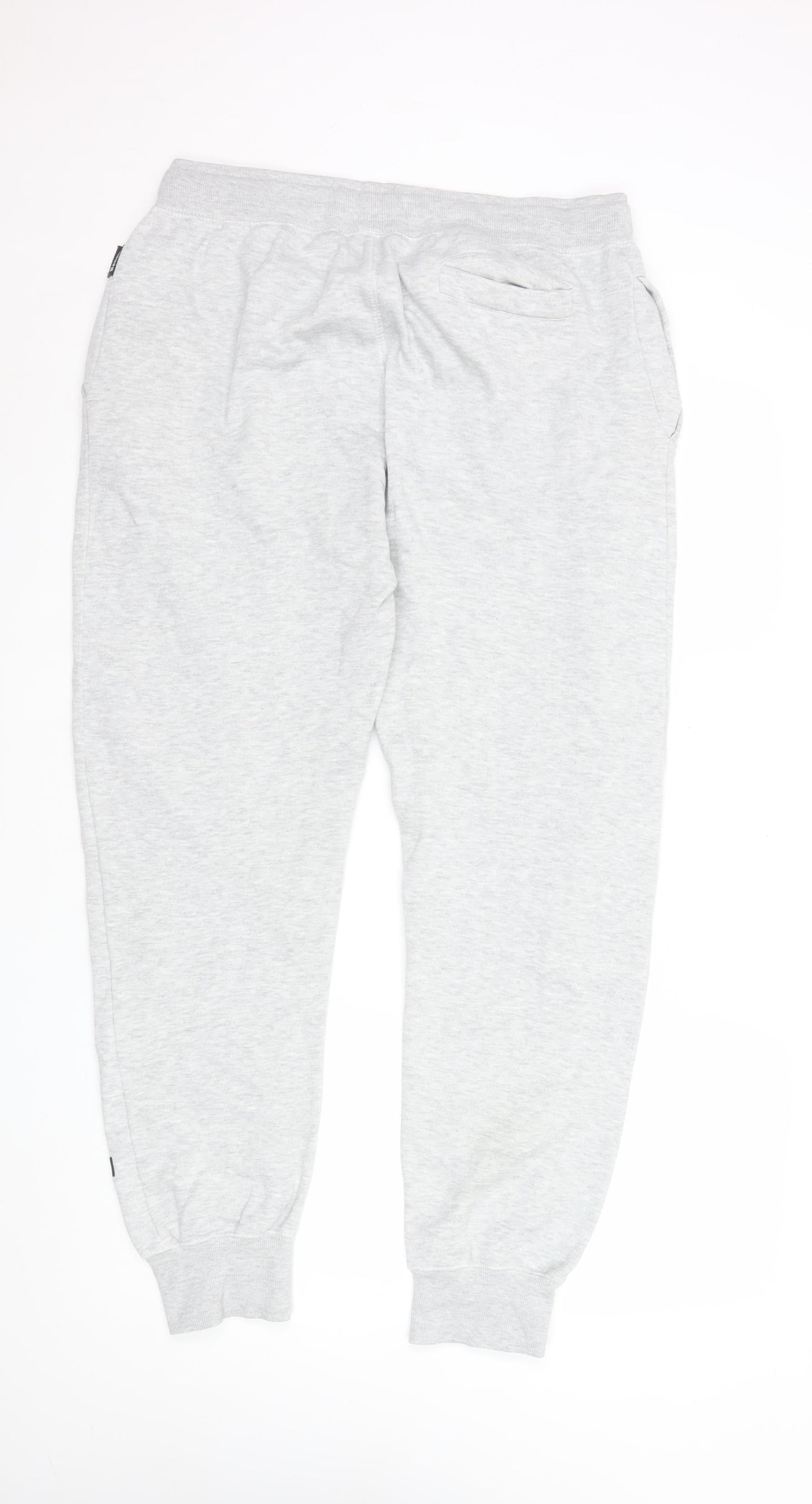 Bench Men's Grey Jogger Trousers XL Regular Fit Casual Activewear