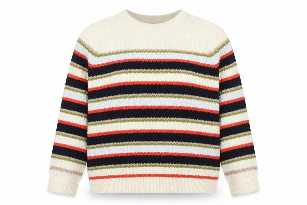 Marks & Spencer Women’s Multicoloured Striped Knit Jumper M