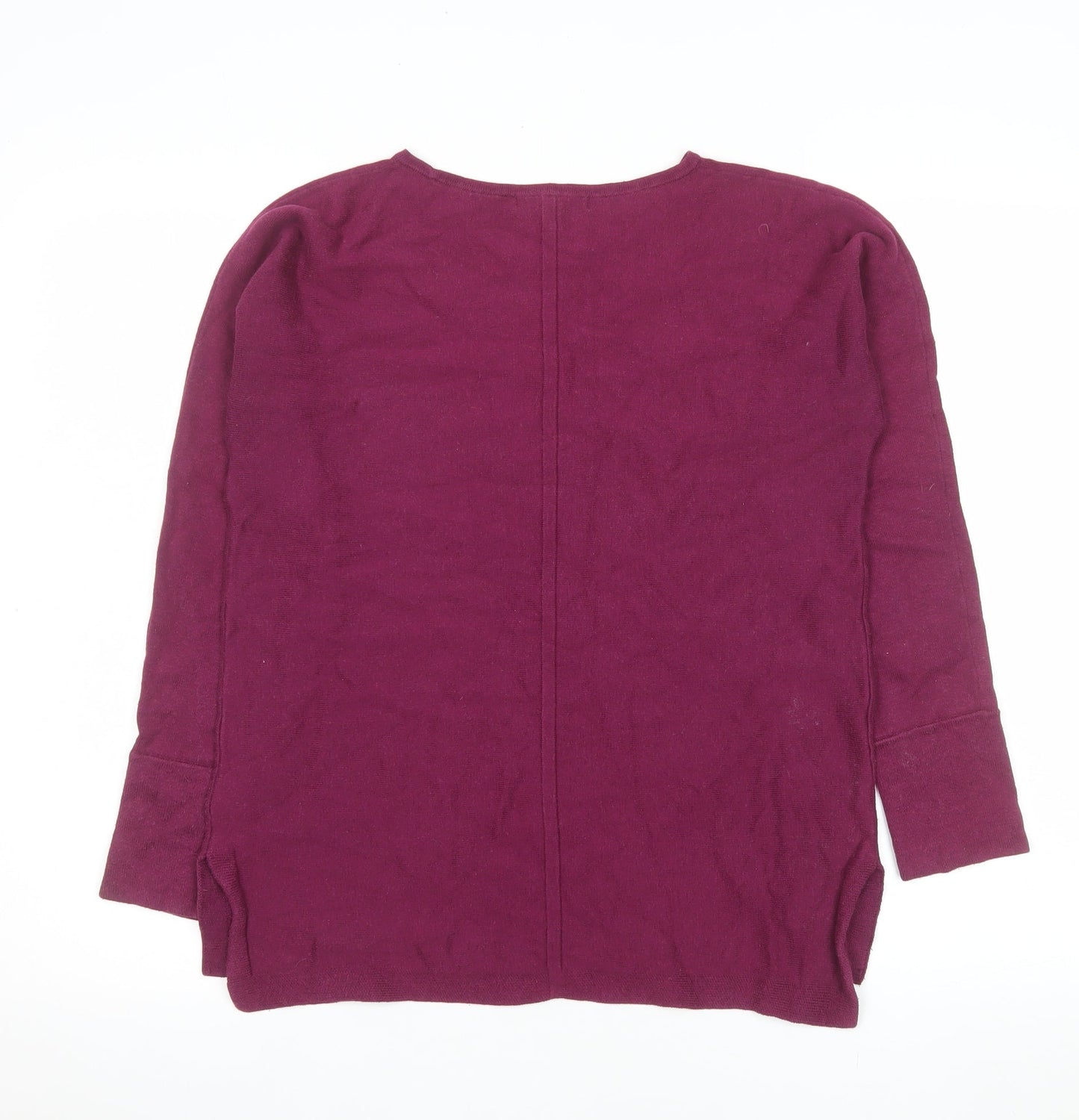 White Stuff Women’s Purple Crew Neck Knit Jumper Size 10