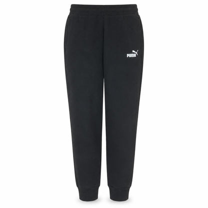 Front view of Puma Women's Black, size 10, Fleece Sweatpants Joggers