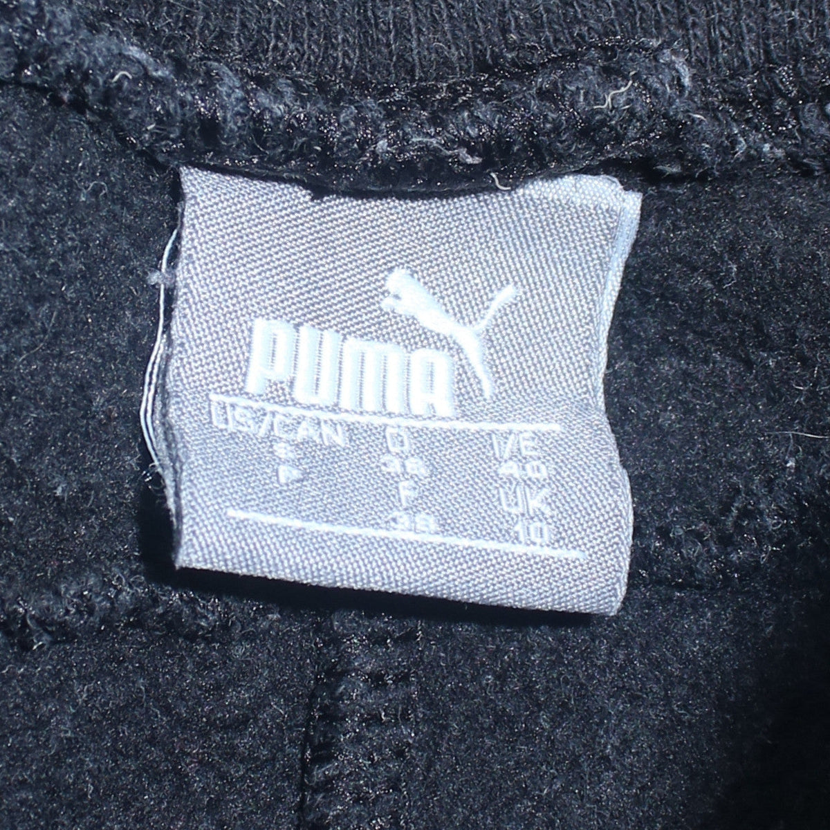Puma Women's Black Size 10 Fleece Sweatpants Joggers
