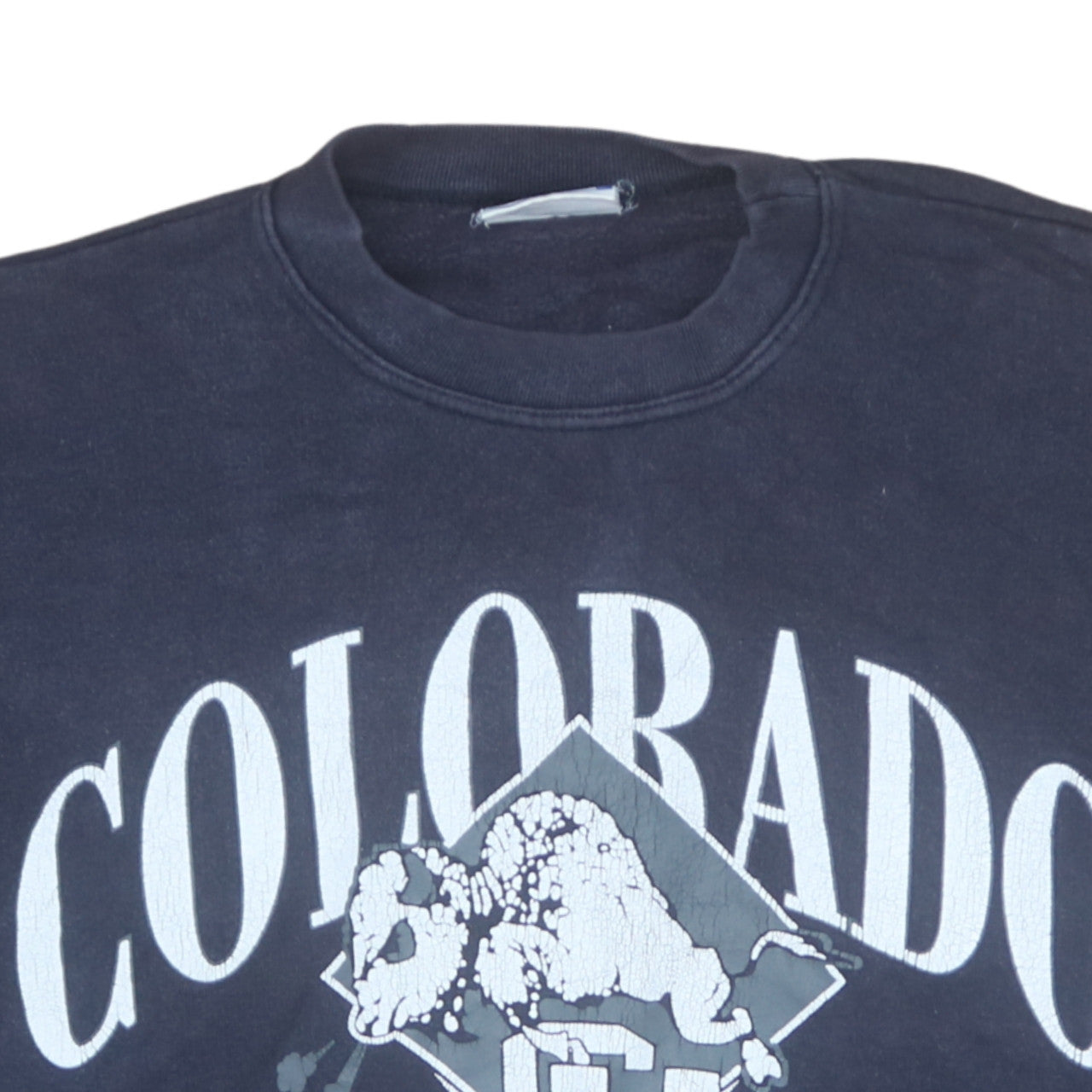 Rawlings Mens Blue Colorado Buffaloes Pullover Sweatshirt M