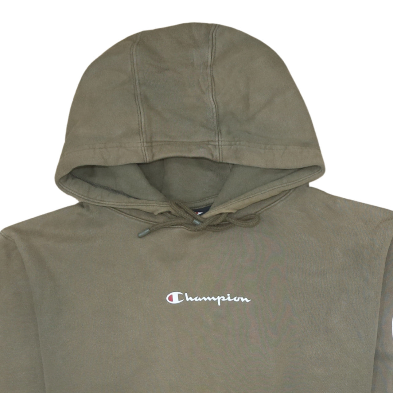 Champion Men's Brown Medium Pullover Hoodie with Logo Print