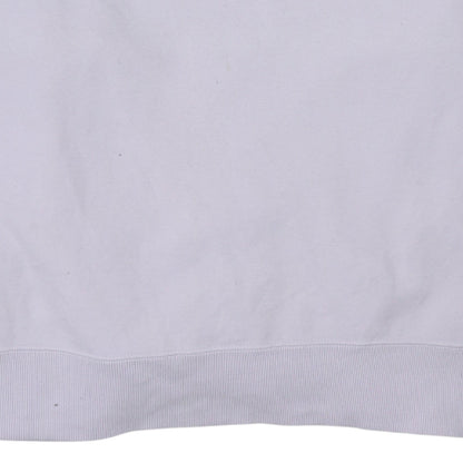 Additional view of Puma women’s lilac crew neck pullover sweatshirt, size L, relaxed fit