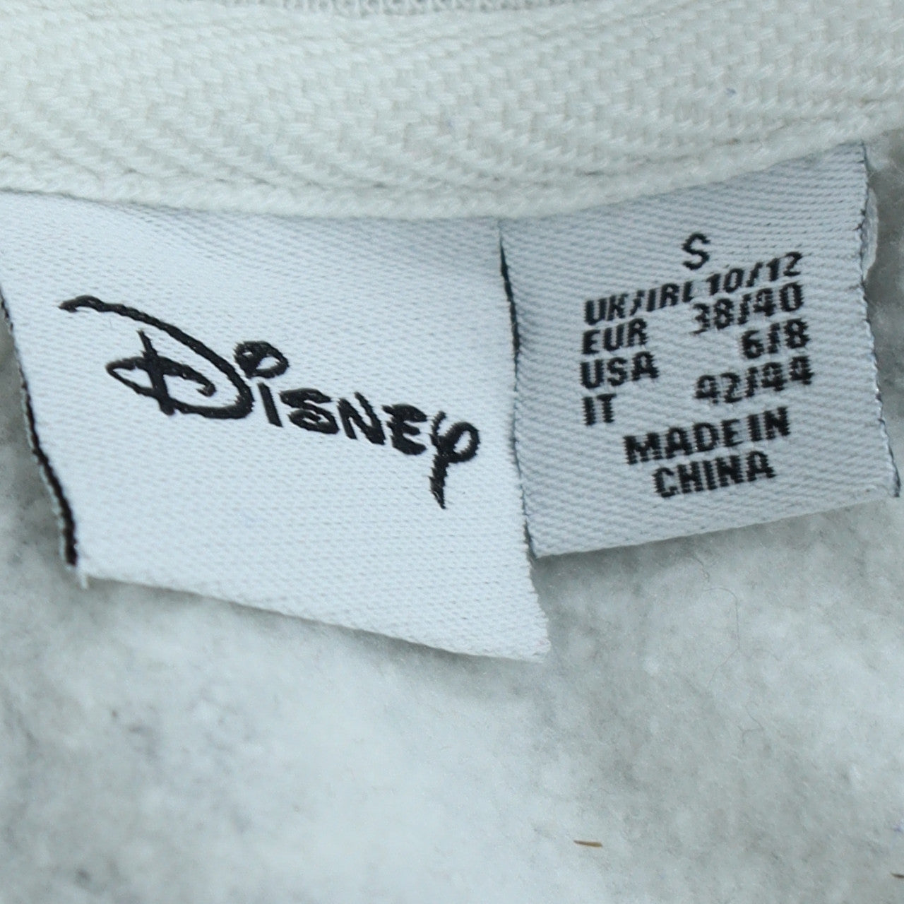 Disney Primark Women White Mickey Print Pullover Sweatshirt Size S