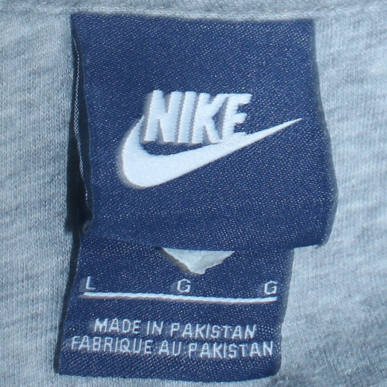 Nike Men's Black Full Zip Hoodie L Regular Fit Fleece Sweatshirt