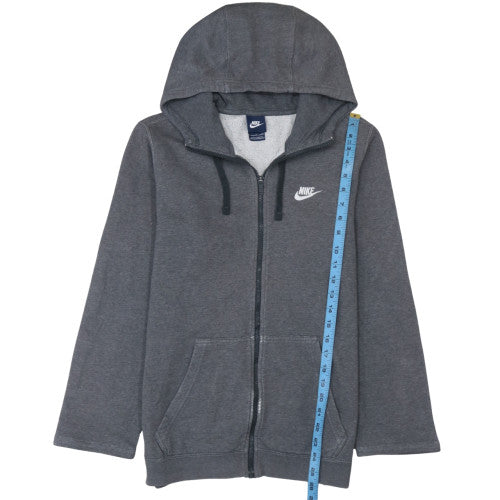 Nike Men's Grey Full Zip Hoodie Small Fleece Sportswear