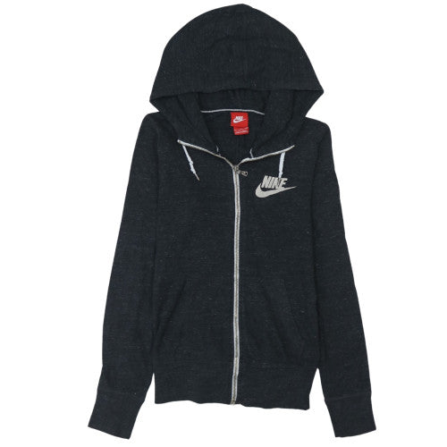 Nike Men's Black Small Full Zip Hoodie Cotton Blend