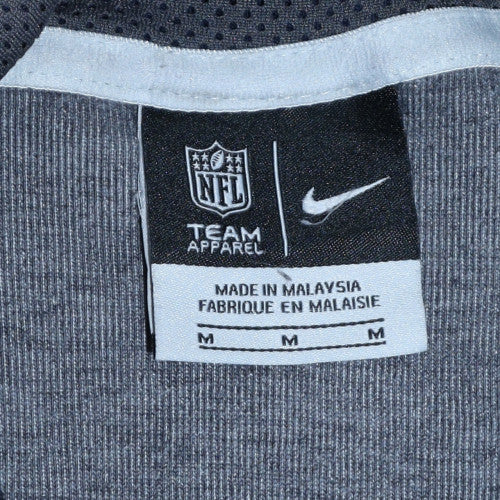 Nike Men's Blue Pullover Hoodie M Regular Fit Fleece Sportswear
