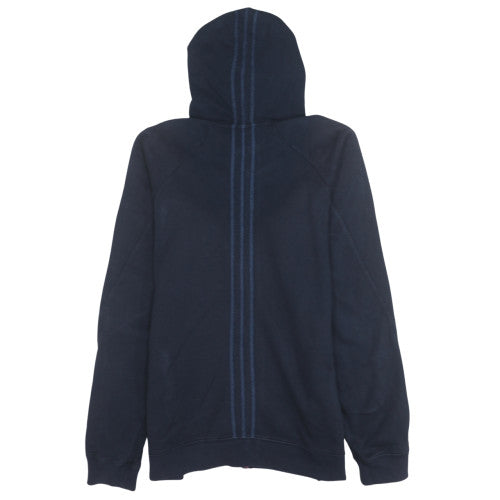 Adidas Womens Navy Pink Full Zip Paris Rugby Hoodie Size L