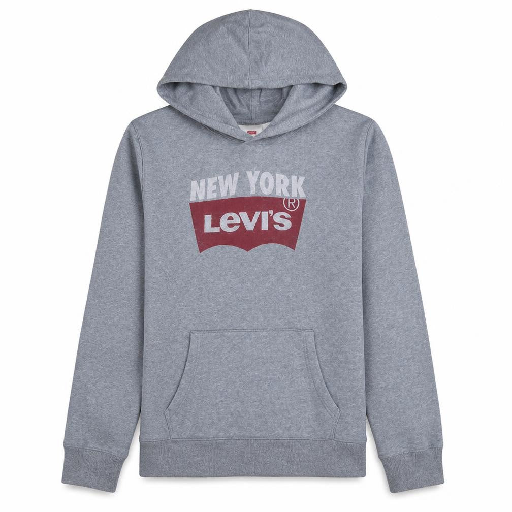Levi's Men's Grey XL Pullover Hoodie with New York Logo