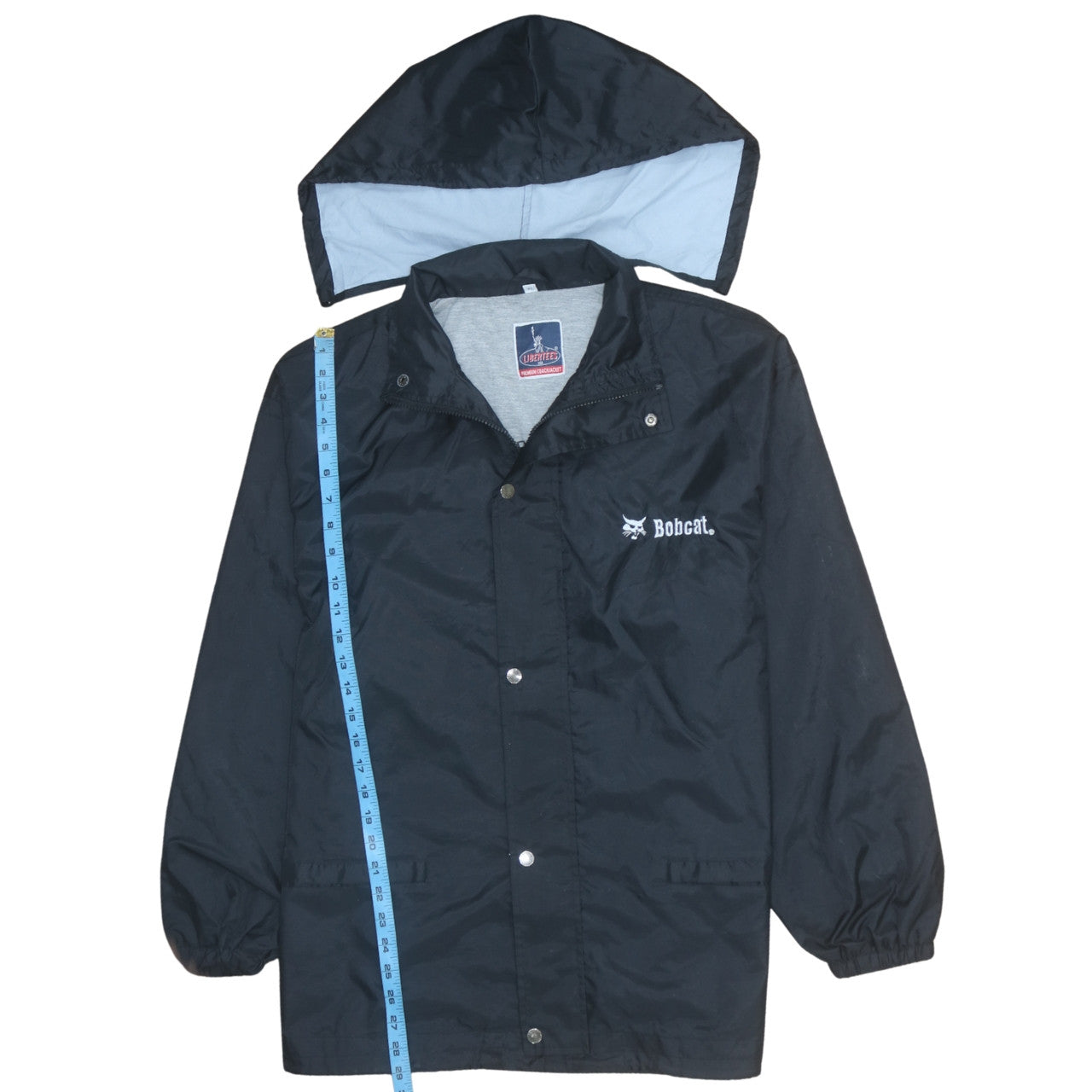 Libertees Men’s Black XL Coach Jacket Hooded Water Resistant