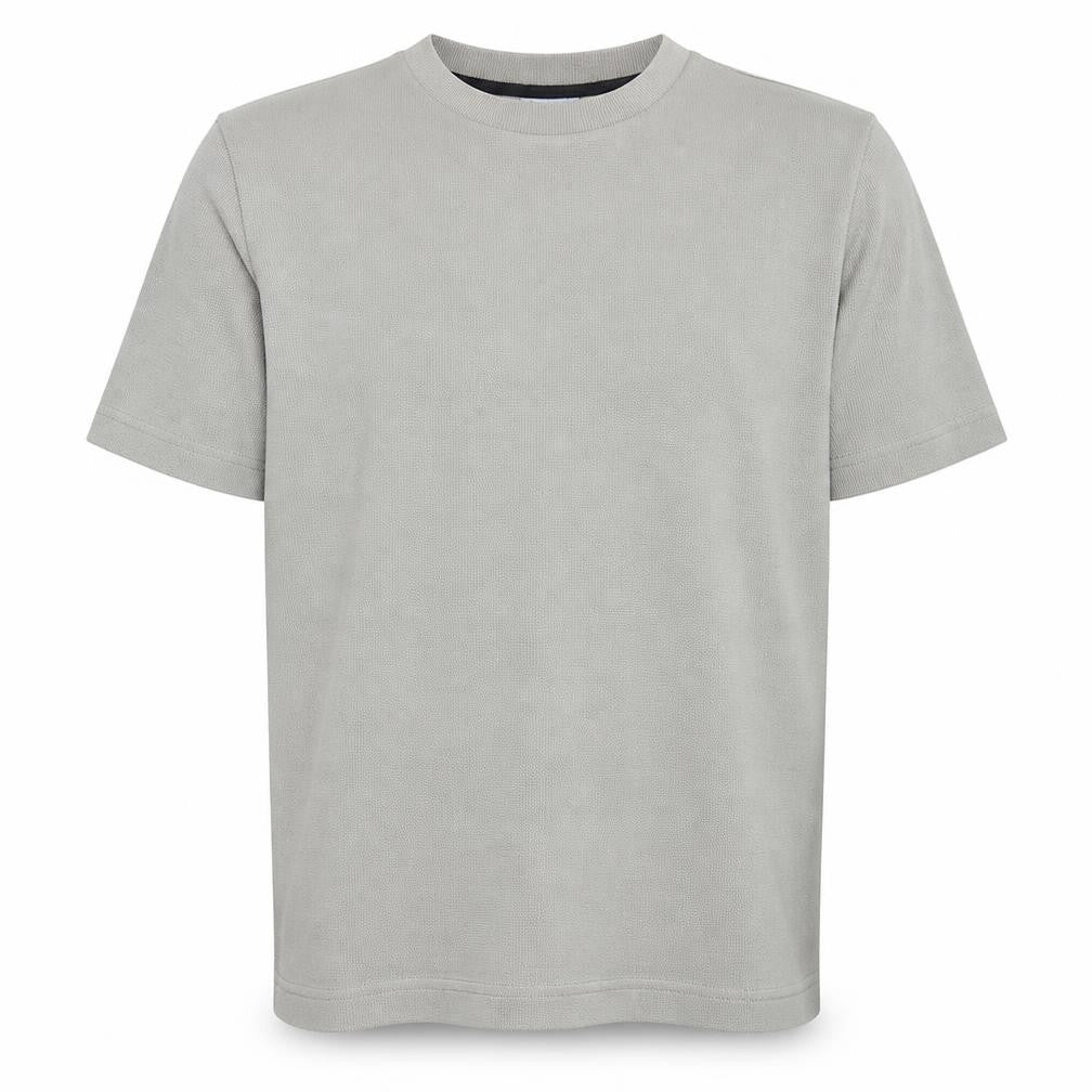 Calvin Klein Men's Beige Cotton Crew Neck Relaxed Fit T-Shirt L