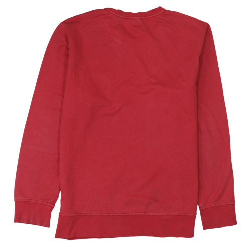 Timberland Men's Red Crew Neck Pullover Sweatshirt Size L