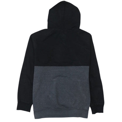 Brand and care label for Lee Cooper Men's Black 2XL Pullover Fleece Hoodie