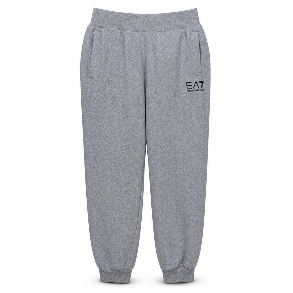 Emporio Armani EA7 Men Grey Jogger Sweatpants M Regular Fit Cotton Blend