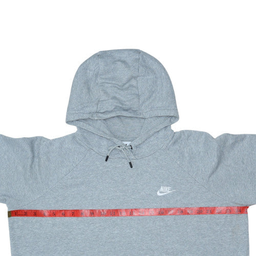 Nike Mens Grey XL Pullover Hoodie Fleece Logo Sweatshirt