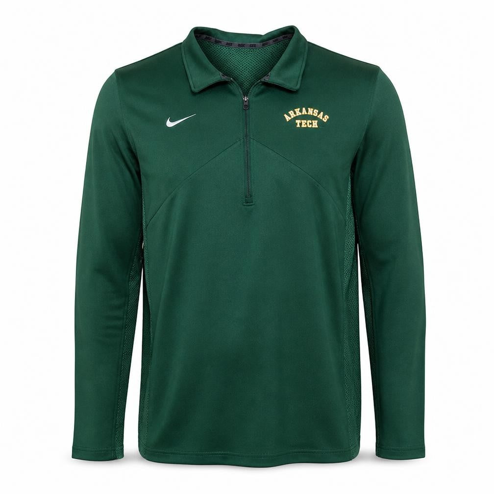 Nike Men’s Green Arkansas Tech Dri-FIT 1/4 Zip Sweatshirt L