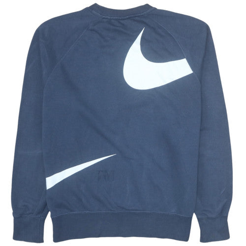 Nike Men's Blue Graphic Pullover Sweatshirt Size M