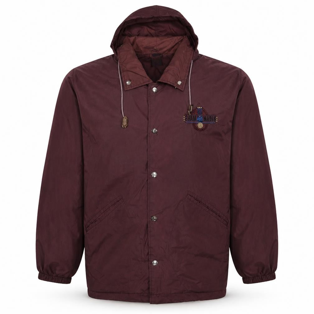Jinglers Men’s Brown Hooded Rain Coat Jacket 42/44 Regular Fit