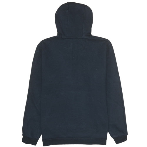 Adidas Men Black Pullover Hoodie L Fleece Logo Sportswear