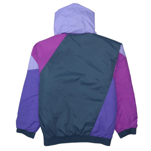 Tigara Men's Multicoloured 54 Hooded Anorak Jacket Windproof Retro Style