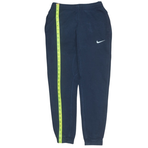 Nike Men's Blue Fleece Sweatpants S Regular Fit Joggers