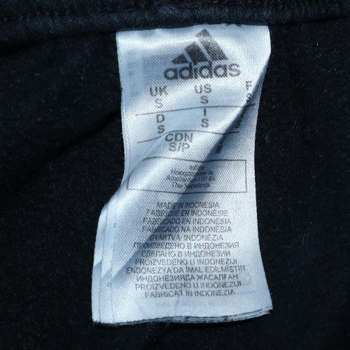 Adidas Men's Black Jogger Trousers S Regular Fit Fleece
