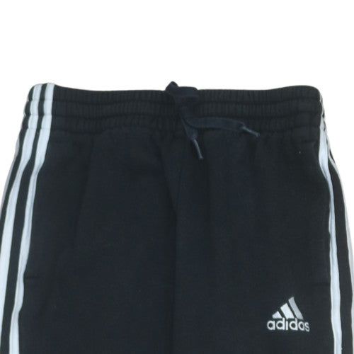 Adidas Men's Black Jogger Trousers S Regular Fit Fleece