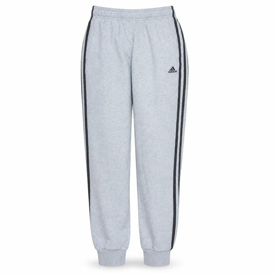 Adidas Boys Grey Jogger Trousers 13-14 Years Elastic Waist Fleece Sportswear