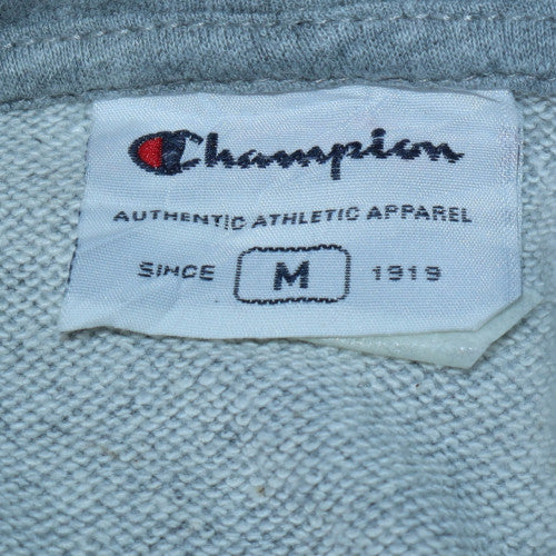 Champion Men's Grey Full Zip Hoodie M Regular Fit