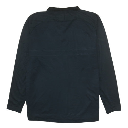 Nike Men's Blue 1/4 Zip Dri-Fit Sports Sweatshirt XL
