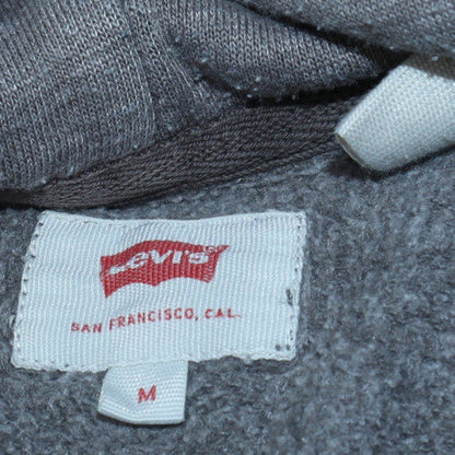 Levi's Men's Grey Pullover Hoodie M Regular Fit Classic Logo