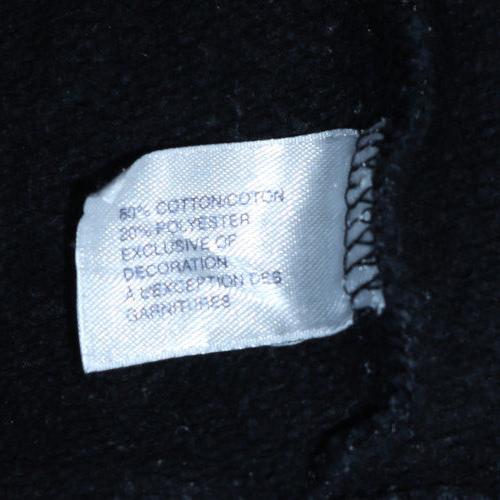GAP Men's Black XL Full Zip Hoodie Sweatshirt Fleece Cotton Blend