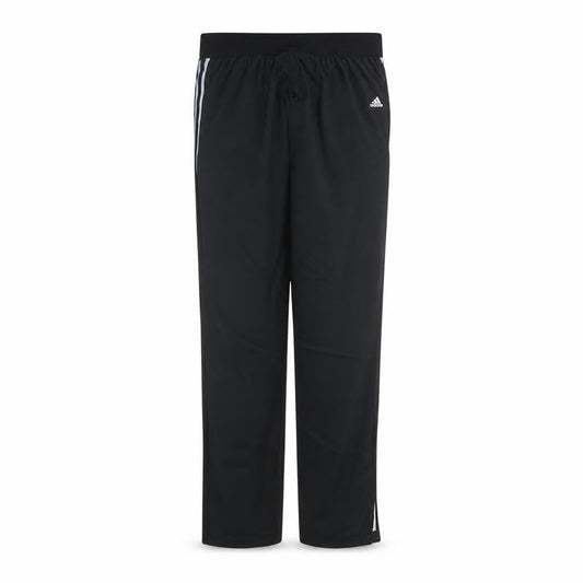 Front view of adidas Men's Black Jogger Trousers, size M, Lightweight Sports Pants