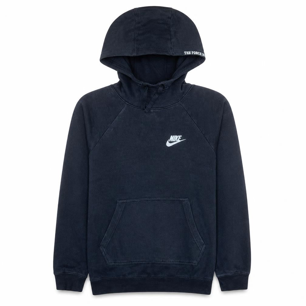 Nike Men's Black Pullover Hoodie M Regular Fit Graphic Fleece