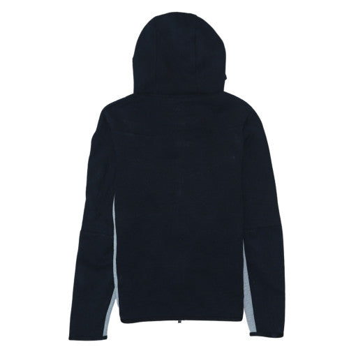 Nike Men's Black Grey Full Zip Hoodie XS Fleece Lined Casual